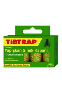 Tibtrap Yapışkan Karasinek Tuzağı Sinek Bandı 1 Kutu(4'LÜ CAPSÜL) ürün fotoğrafı