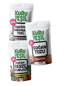 Ekstra Kuru Sebze Paketi - Sarımsak Tozu - Soğan Tozu - Karışık Sebze - 300 gr ürün fotoğrafı