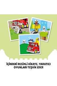 ® DUPLO® İtfaiye Kamyonu 10969 - 2+ Eğitici Oyuncak Yapım Seti (21 Parça) ürün fotoğrafı