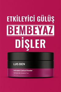 Aktif Karbonlu Diş Beyazlatıcı Toz | Sigara, Çay & Kahve Lekelerine Karşı | Doğal Formül | 50g ürün fotoğrafı