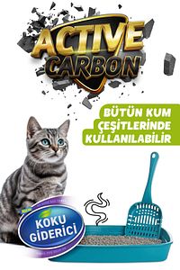 Active Carbon Kedi Kumu Koku Giderici 500 gr ürün fotoğrafı