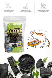 Active Carbon Kedi Kumu Koku Giderici 500 gr ürün fotoğrafı