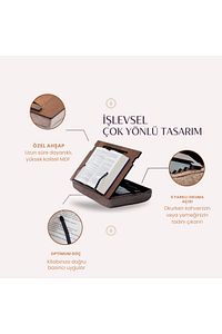 Minderli Kitap Okuma Standı Ayarlanabilir Çizim Standı Laptop Sehpası Çalışma Sehpası ürün fotoğrafı