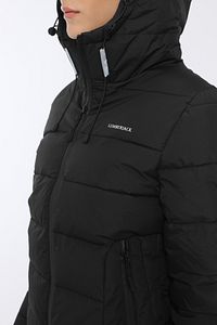 Apreskı Coat Siyah Kadın Kısa Kaban ürün fotoğrafı