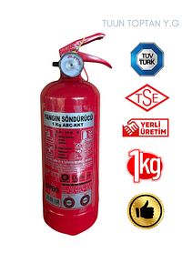 1 Kg Yangın Söndürücü - Ce & Tse Belgeli - Tüvtürk Uyumlu - Araç Tip Onaylı -nisan Ayı Üretim ürün fotoğrafı