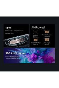 Mozart 1 Pro Android Tv L1 Lisanlı Projeksiyon Cihazı ürün fotoğrafı
