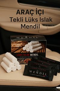 Araç Içi Tekli Lüks Islak Mendil Temizlik Mendili 1 Kutu/90 Adet ürün fotoğrafı