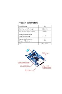 Lityum Pil Şarj Modülü Usb Tip-c ürün fotoğrafı