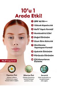 Mükemmel Kapatıcılık Sunan Çok Fonksiyonlu M Perfect Cover BB Cream Ex SPF42/PA+++ No.21 (50ml) ürün fotoğrafı