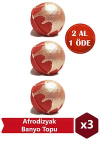 Bathbox Afrodizyak Banyo Topu, Nem Bombası, Jakuzi, Küvet & Pedikür Topu 3 Adet 130 gr ürün fotoğrafı