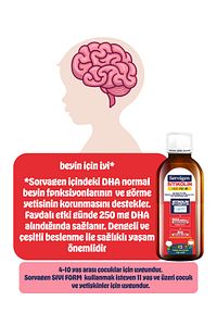 Smart Kids Sıvı Form - Sitikolin DHA Omega 3 Norveç Balık Yağı ve B12 - 150 ml ürün fotoğrafı