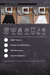 Dream House Peluş Halı Yumuşak ürün fotoğrafı