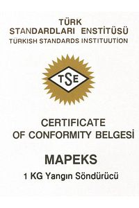 1 Kg Yangın Söndürücü - Ce & Tse Belgeli - Tüvtürk Uyumlu - Araç Tip Onaylı -nisan Ayı Üretim ürün fotoğrafı