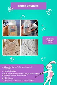 Çamaşır Ve Yüzey Için Çok Amaçlı Oksijenli Toz Leke Çıkarıcı ve beyazlatıcı 2'li Paket 2 X 800 gr ürün fotoğrafı