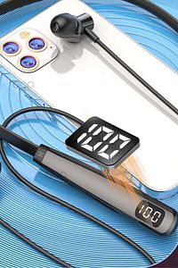 Sporcu Kulaklık Kablosuz Bluetooth Kulaklık Boyun Bantlı Asmalı Mıknatıslı Kulaklık Lüx Kalite ürün fotoğrafı