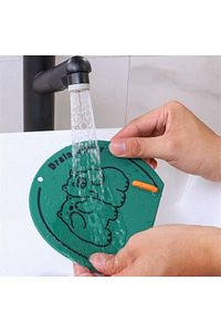 Gri Renk Banyo Ve Mutfak Lavabo Koku Önleyici Gider Koruyucu Silikon Sızdırmaz Ped ürün fotoğrafı