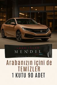 Araç Içi Tekli Lüks Islak Mendil Temizlik Mendili 1 Kutu/90 Adet ürün fotoğrafı