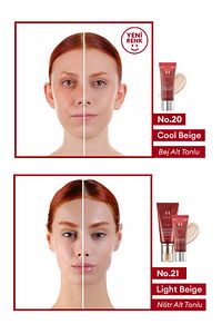 Mükemmel Kapatıcılık Sunan Çok Fonksiyonlu M Perfect Cover BB Cream Ex SPF42/PA+++ No.21 (50ml) ürün fotoğrafı