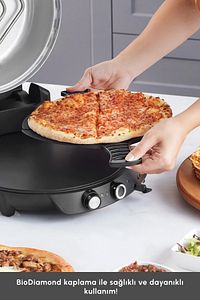 Gastro 10 In 1 Pizza Ve Lahmacun Makinesi Biodiamond Soft Cream ürün fotoğrafı