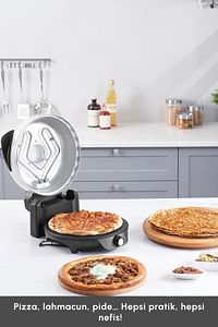 Gastro 10 In 1 Pizza Ve Lahmacun Makinesi Biodiamond Soft Cream ürün fotoğrafı