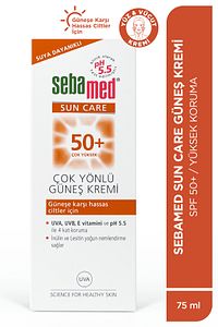 Sun Care UVA / UVB Filtresi ve E Vitamini Üçlü Yüksek Koruma Çok Yönlü Güneş Kremi 50 SPF 75 ml ürün fotoğrafı
