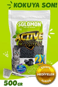 Active Carbon Kedi Kumu Koku Giderici 500 gr ürün fotoğrafı