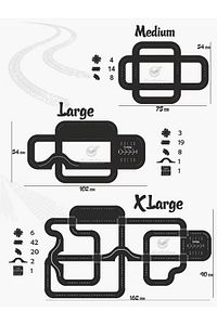Oyuncak Araba, Araç Parkuru (LARGE) -eğitici Ve Eğlenceli Yol Yapım Ahşap Oyuncak - Otoban Puzzle ürün fotoğrafı