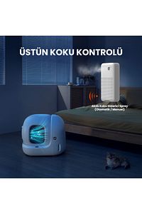 Pura Max Akıllı Kedi Tuvaleti Beyaz (resmi Distribütör Garantili) ürün fotoğrafı