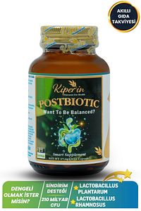 Postbiyotik 210 Milyar Cfu Rhamnosus & Plantarum Sindirim (21Kapsül & 700mg) | Akıllı Gıda Takviyesi ürün fotoğrafı