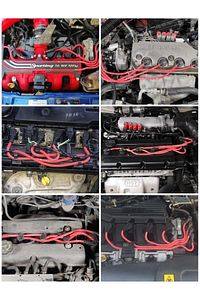 7785350 - Tipo Tempra Punto - Mpı Motor - Kırmızı 8mm Buji Kablosu ürün fotoğrafı