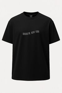 Oversize Boks Brooklyn Baskılı Unisex Tişört ürün fotoğrafı
