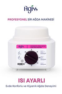 Sir Ağda Makinesi + 2 Adet Hassas Ciltler Için 220 Gr Boncuk Soyulabilir Inci El Ağda 5 Spatula Seti ürün fotoğrafı