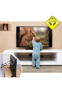 15'' - 75'' LCD GÜVENLİK KEMERİ DEPREM TV VE MOBİLYA SABİTLEME KEMERE (LCD VE BEBEK GÜVENLİK KEMERİ) ürün fotoğrafı