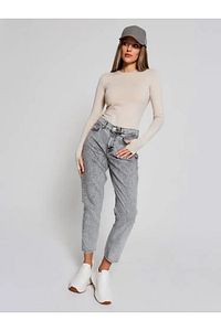 Spor Crop Top Bisiklet Yaka DARKALIP Soft Touch Viskon Basic Parmaklı Spor Body ürün fotoğrafı