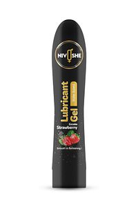 Premium Kayganlaştırıcı Jel Büyük Boy 125 ml Lubricant Gel (ÇİLEK) Masaj Jeli Massage Gel ürün fotoğrafı