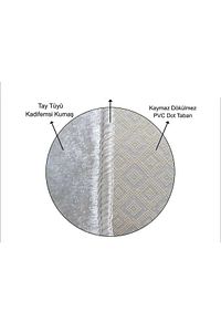 Çizgili Dijital Baskı Yıkanabilir Kaymaz Taban Dedoratif Ince Salon Halısı Mutfak Halısı Ve Yolluk ürün fotoğrafı