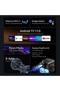 Mozart 1 Pro Android Tv L1 Lisanlı Projeksiyon Cihazı ürün fotoğrafı