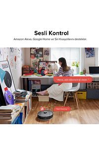 Q5 Pro Siyah Akıllı Robot Süpürge Siyah ürün fotoğrafı