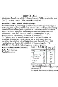 Haftalık 3'lü Çorba Paketi ( 3x50g)Brokoli, Kereviz ve Bezelye çorbası ürün fotoğrafı