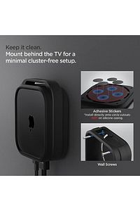 bystoreby TV 4K (3. nesil) Duvar Montaj Standı Silicone Fit Black - AMP05858 NewDesing 646268 ürün fotoğrafı