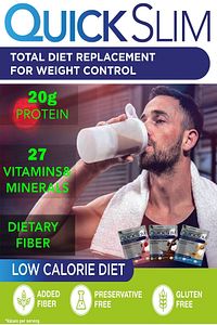 Quick Slim Öğün Yerine Geçen Shake, Karışık Kutu, 30 Saşe, Öğün Tozu, Protein Shaker ürün fotoğrafı