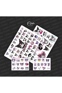 Büyük Sanrio Sticker Set Hello Kitty Kuromi 17 Sayfa 450'den Fazla Sticker Etiket (425) ürün fotoğrafı