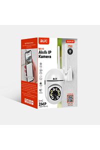 360° Kablosuz Wifi Ip Kamera, 1080p Hd 2 Mp Gece Görüşlü Hareketli Dış Mekan Kamera ürün fotoğrafı