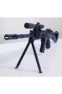 Oyuncak Boncuk Atan Gerçek Görünümlü Lazerli M-739 Keskin Nişancı Tüfeği 85cm ürün fotoğrafı