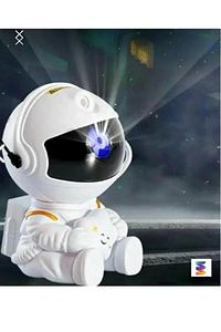 Astronot Robot Tasarım Bluetooth Gökyüzü Gece Lambası Zamanlama Kumandalı ürün fotoğrafı