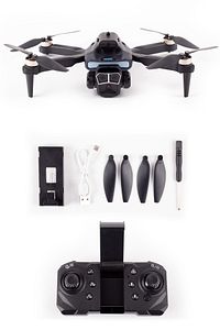 Sk007 3 Kameralı ve Engel Sensörlü Fırçasız Motorlu Drone ürün fotoğrafı