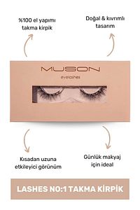Lashes No:1 Takma Kirpik ürün fotoğrafı