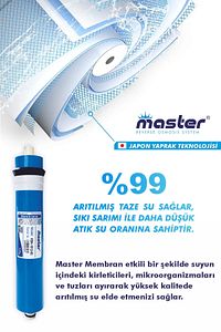 12 Aşamalı Pompalı Alkali Mineralli Master Memb. 12 Litre Çelik Tanklı Su Arıtma Cihazı ürün fotoğrafı