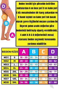 Külotlu Variss Çorabı Burnu Açık (TEN RENGİ) Orta Basınç Ccl2(ÇİFT BACAK) ürün fotoğrafı
