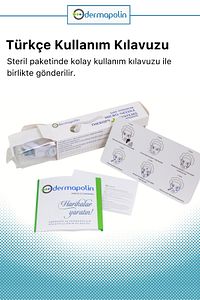 Orijinal %100 Titanyum 0,50mm 540 Iğneli 100 Kullanım Anti Alerjik Saç & Cilt Bakım Dermaroller ürün fotoğrafı